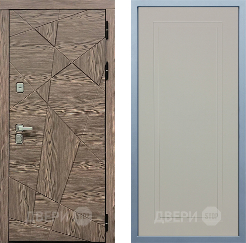 Входная металлическая Дверь Дива МД-97/2 Н-10 Шампань в Одинцово