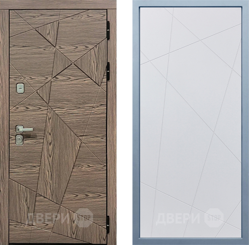 Входная металлическая Дверь Дива МД-97/2 Д-11 Белый в Одинцово