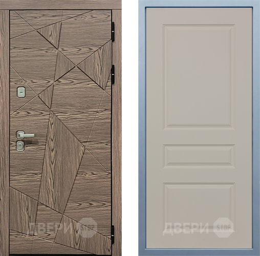 Входная металлическая Дверь Дива МД-97/2 Д-13 Шампань в Одинцово