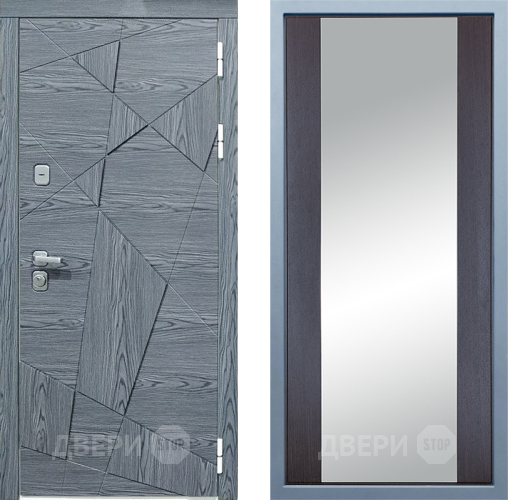 Входная металлическая Дверь Дива МД-97/3 Д-15 Зеркало Венге в Одинцово