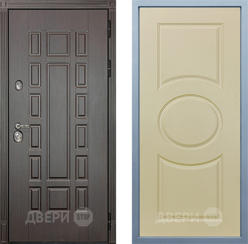 Входная металлическая Дверь Дива МД-38 Д-8 Шампань в Одинцово