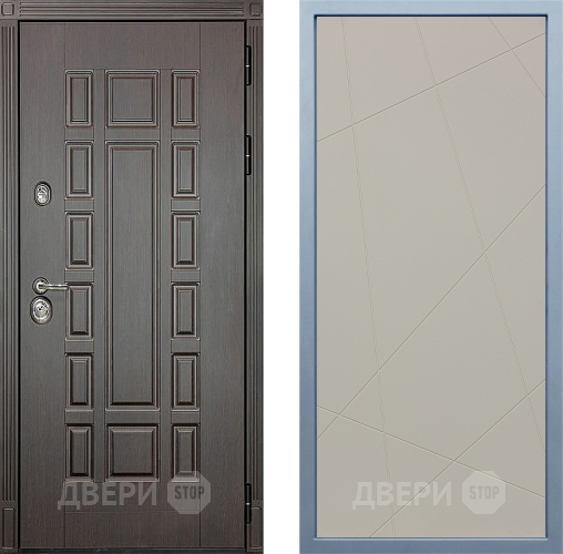 Входная металлическая Дверь Дива МД-38 Д-11 Шампань в Одинцово