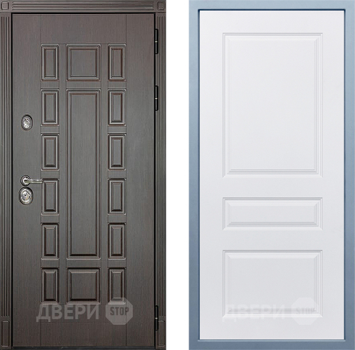 Входная металлическая Дверь Дива МД-38 Д-13 Белый в Одинцово