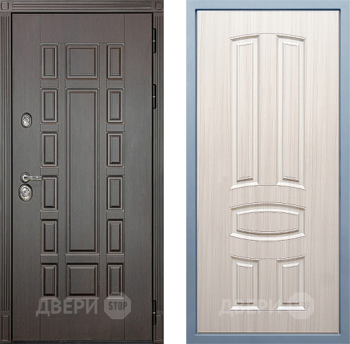 Входная металлическая Дверь Дива МД-38 М-3 Сандал белый в Одинцово