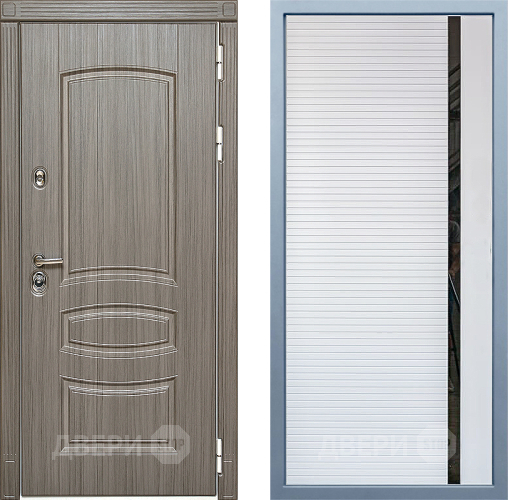 Входная металлическая Дверь Дива МД-42 МХ-45 Белый матовый в Одинцово