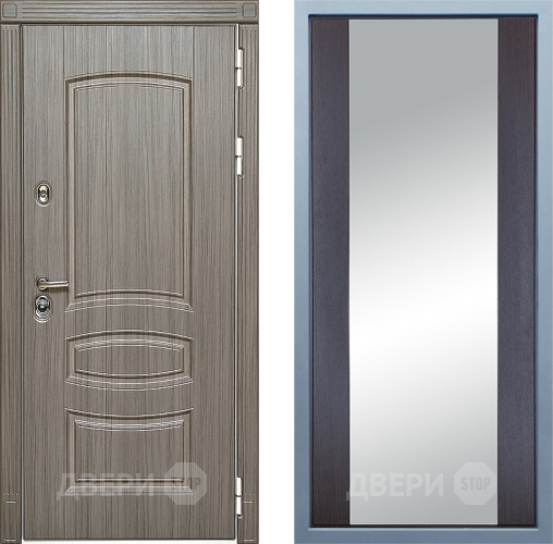Входная металлическая Дверь Дива МД-42 Д-15 Зеркало Венге в Одинцово