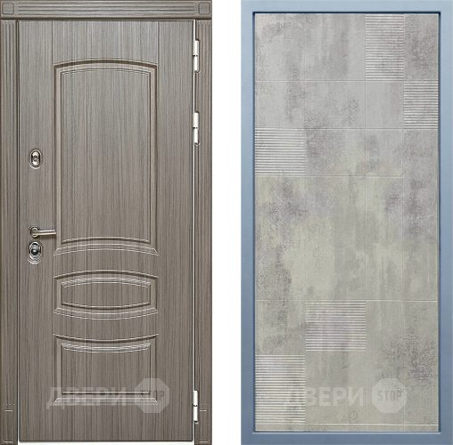 Входная металлическая Дверь Дива МД-42 Д-4 Бетон темный в Одинцово