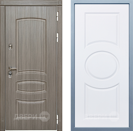 Входная металлическая Дверь Дива МД-42 Д-8 Белый в Одинцово