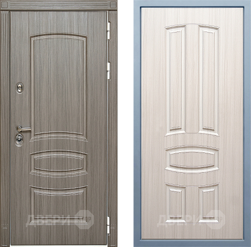 Входная металлическая Дверь Дива МД-42 М-3 Сандал белый в Одинцово