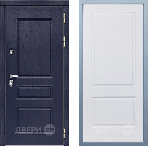 Входная металлическая Дверь Дива МД-45 Д-7 Белый в Одинцово