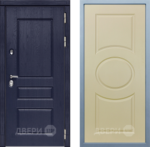 Входная металлическая Дверь Дива МД-45 Д-8 Шампань в Одинцово