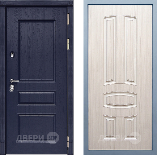 Входная металлическая Дверь Дива МД-45 М-3 Сандал белый в Одинцово