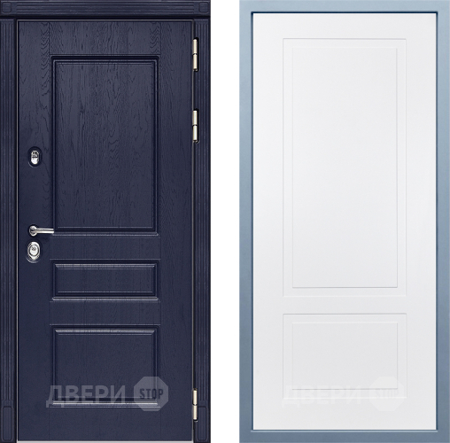 Входная металлическая Дверь Дива МД-45 Н-7 Белый в Одинцово