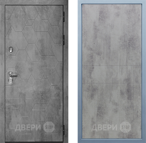 Входная металлическая Дверь Дива МД-51 М-1 Бетон темный в Одинцово