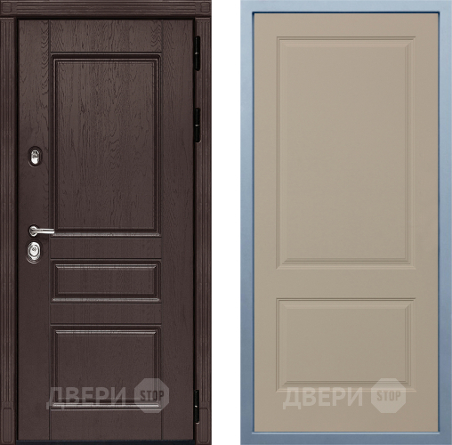 Входная металлическая Дверь Дива МД-90 Д-7 Шампань в Одинцово