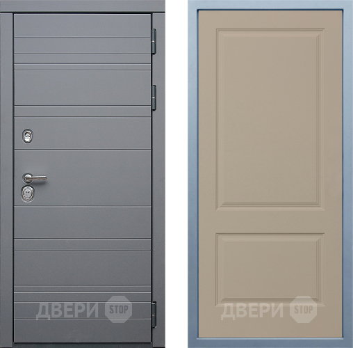 Входная металлическая Дверь Дива МД-39 Д-7 Шампань в Одинцово