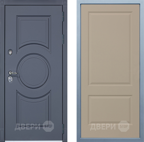 Входная металлическая Дверь Дива МХ-30 STR Д-7 Шампань в Одинцово