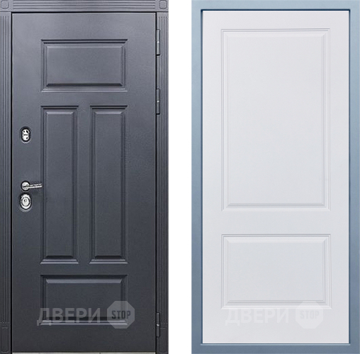 Входная металлическая Дверь Дива МХ-29 STR Д-7 Белый в Одинцово