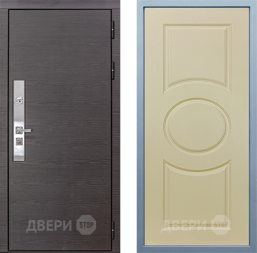 Входная металлическая Дверь Дива МХ-39 STR Д-8 Шампань в Одинцово