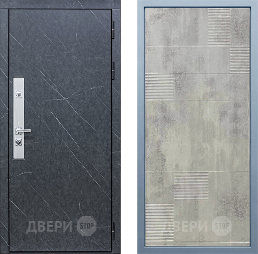 Входная металлическая Дверь Дива МХ-26 STR Д-4 Бетон темный в Одинцово