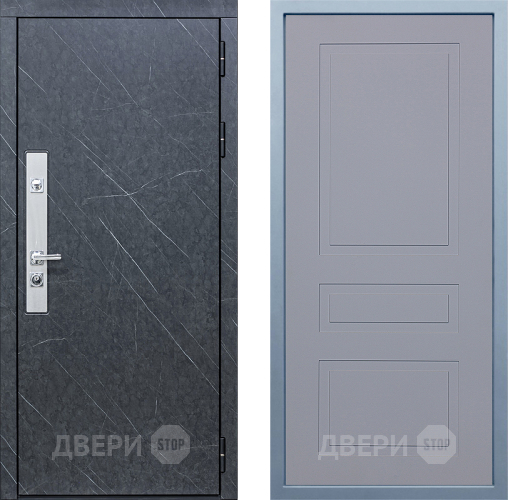 Входная металлическая Дверь Дива МХ-26 STR Н-13 Силк Маус в Одинцово