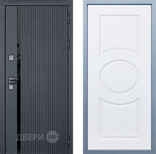 Входная металлическая Дверь Дива МХ-46 STR Д-8 Белый в Одинцово