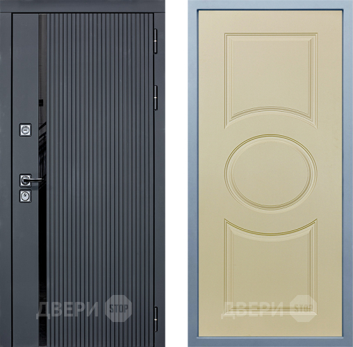 Входная металлическая Дверь Дива МХ-46 STR Д-8 Шампань в Одинцово