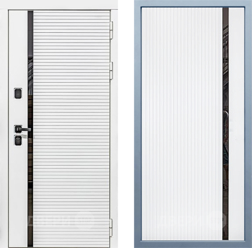 Входная металлическая Дверь Дива МХ-45 Белая STR МХ-46 Белый матовый в Одинцово