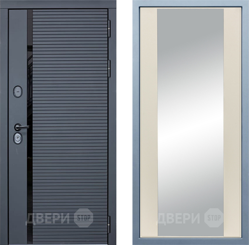 Входная металлическая Дверь Дива МХ-45 STR Д-15 Зеркало Шампань в Одинцово
