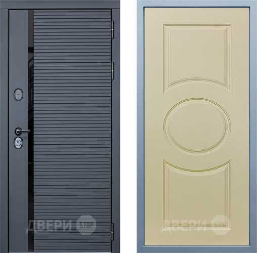 Входная металлическая Дверь Дива МХ-45 STR Д-8 Шампань в Одинцово