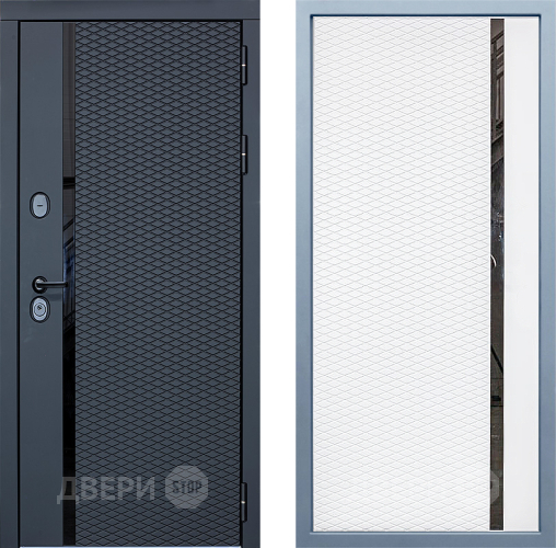 Входная металлическая Дверь Дива МХ-47 STR МХ-47 Белый матовый в Одинцово