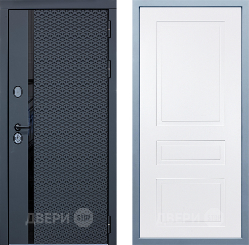 Входная металлическая Дверь Дива МХ-47 STR Н-13 Белый в Одинцово