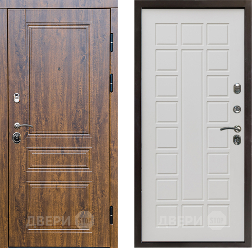 Входная металлическая Дверь Престиж Классика Дуб Престиж Бежевый мат в Одинцово