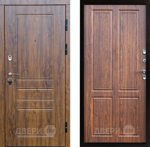 Входная металлическая Дверь Престиж Классика Дуб Премиум Орех светлый в Одинцово