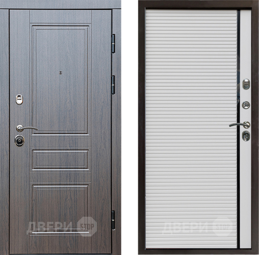 Входная металлическая Дверь Престиж Классика Венге Porte Белый в Одинцово