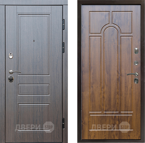 Входная металлическая Дверь Престиж Классика Венге Арка Дуб в Одинцово