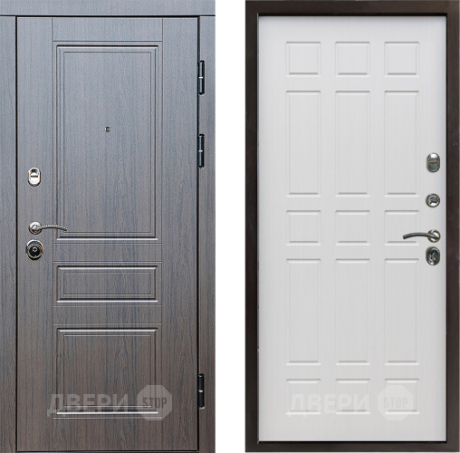 Входная металлическая Дверь Престиж Классика Венге Спарта Лиственница белая в Одинцово