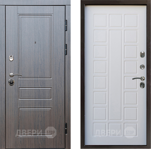 Входная металлическая Дверь Престиж Классика Венге Престиж Белое дерево в Одинцово