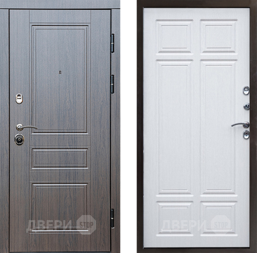 Входная металлическая Дверь Престиж Классика Венге Премиум Лиственница белая в Одинцово