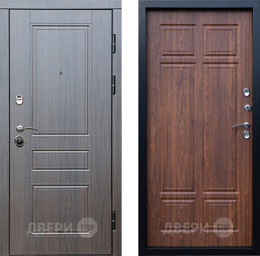Входная металлическая Дверь Престиж Классика Венге Премиум Орех темный в Одинцово