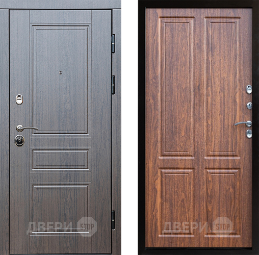 Входная металлическая Дверь Престиж Классика Венге Премиум Орех светлый в Одинцово