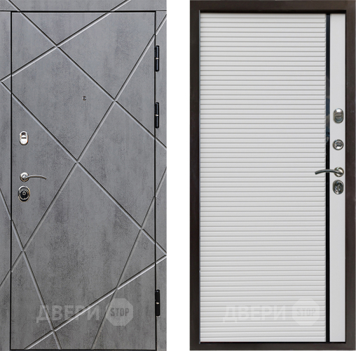 Входная металлическая Дверь Престиж Лучи Porte Белый в Одинцово