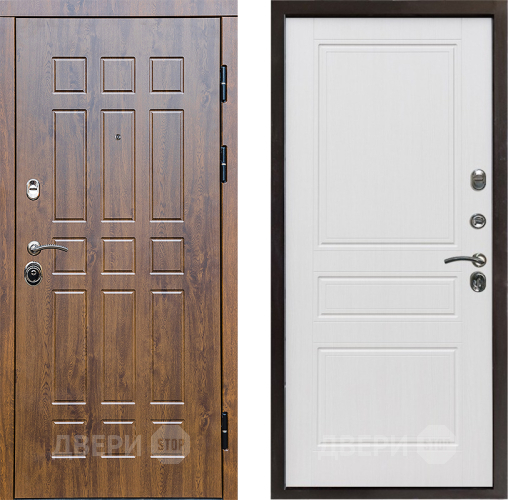 Входная металлическая Дверь Престиж Стандарт Классика Белое дерево в Одинцово