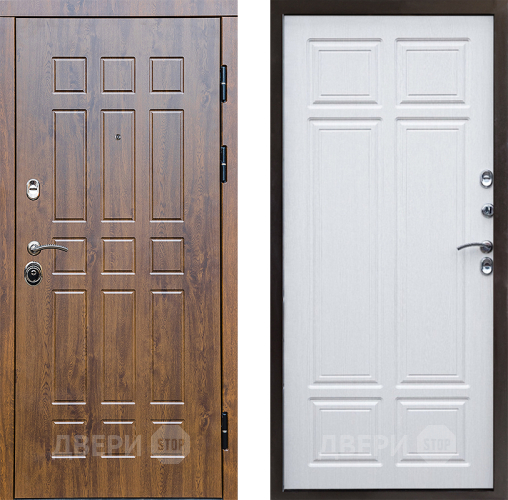 Входная металлическая Дверь Престиж Стандарт Премиум Лиственница белая в Одинцово
