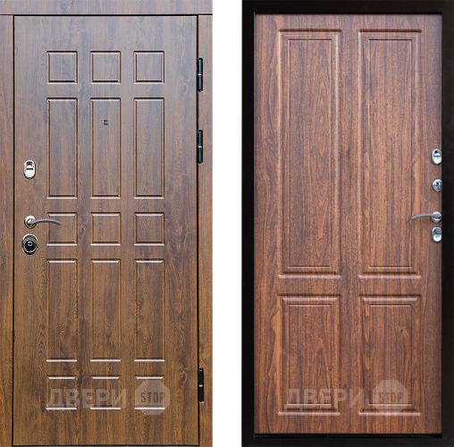 Входная металлическая Дверь Престиж Стандарт Премиум Орех светлый в Одинцово