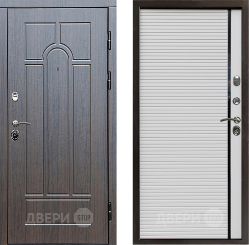 Входная металлическая Дверь Престиж Арка Porte Белый в Одинцово