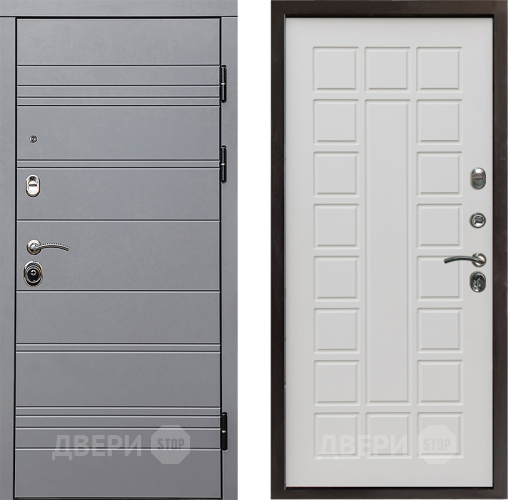 Входная металлическая Дверь Престиж Линия Грэй Престиж Бежевый мат в Одинцово