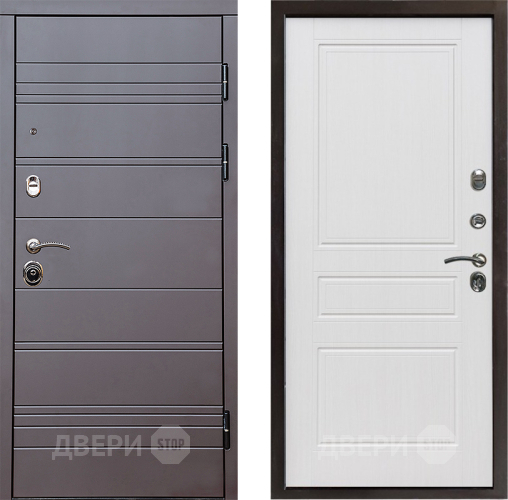 Дверь Престиж Линия Браун Классика Белое дерево в Одинцово