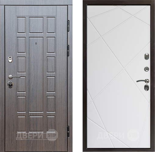 Входная металлическая Дверь Престиж Престиж Лучи Бетон белый в Одинцово