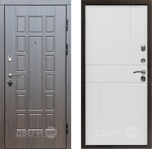 Входная металлическая Дверь Престиж Престиж Горизонт Бетон белый в Одинцово